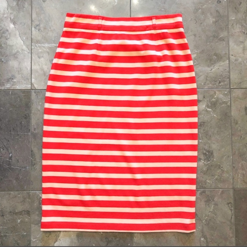 Cremieux Striped Skirt
